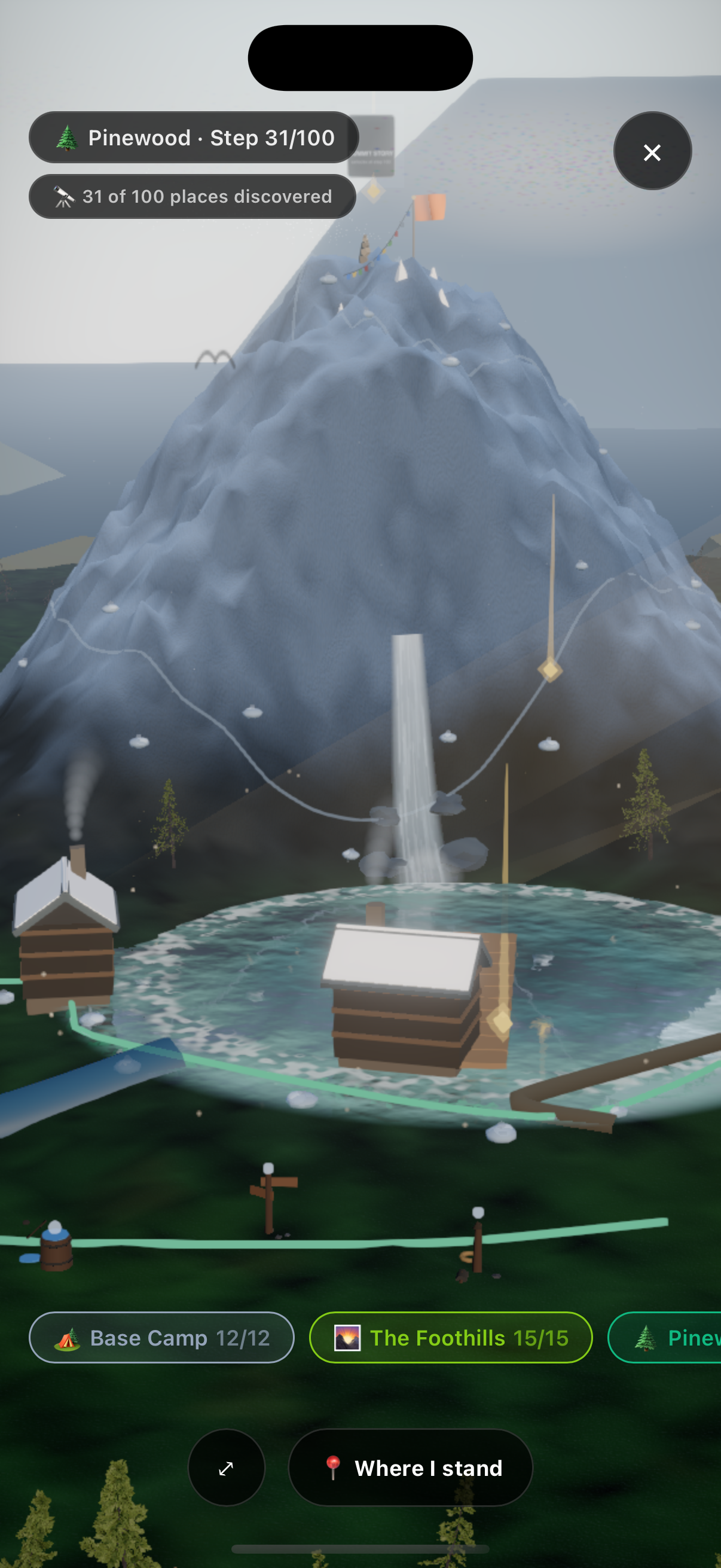 Higher Human 3D expedition map at Pinewood step 31